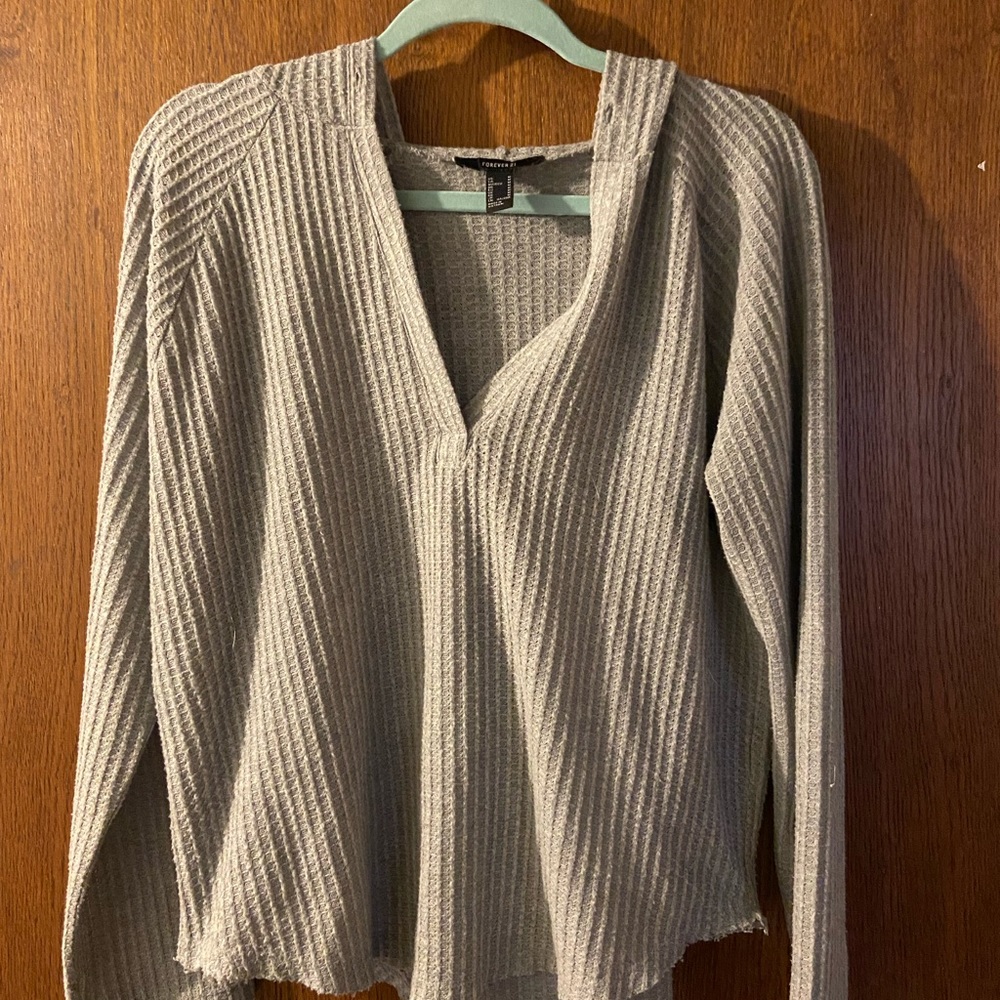 Forever 21 Women’s Sweater- Grey - Medium